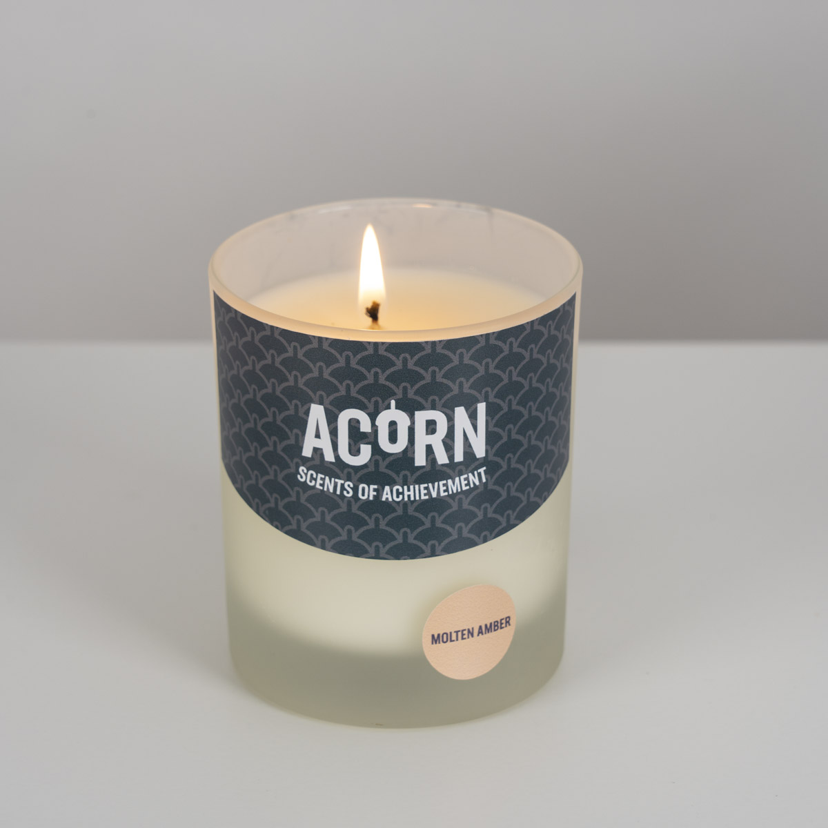 Natural Soy Wax Scented Candle Jar Molten Amber Bolster Community